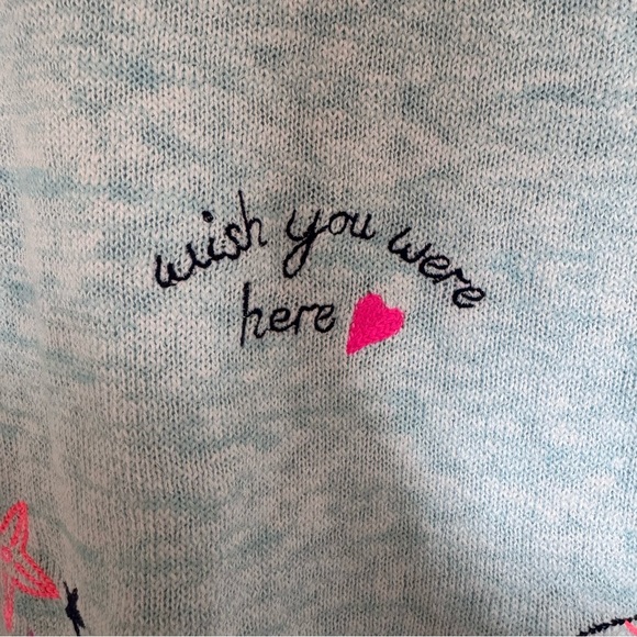 Lilly Pulitzer Blue Crew Neck Sweater with Playful Design - Picture 7 of 14